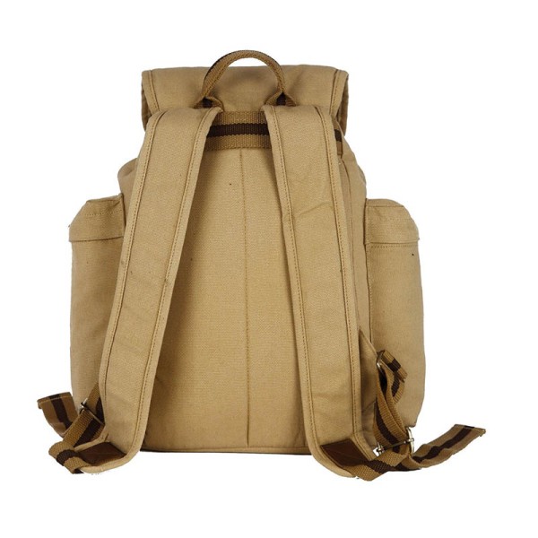 Scout Beige Canvas Casual Backpack (CBKPK20007)