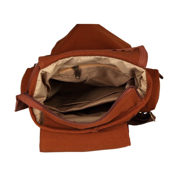 Scout Brown Canvas Casual Backpack (CBKPK20011)