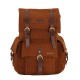 Scout Brown Canvas Casual Backpack (CBKPK20014)