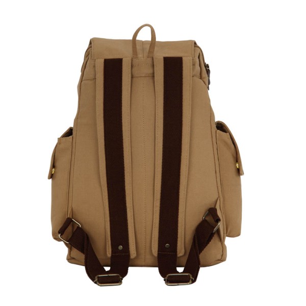 Scout Beige Canvas Casual Backpack (CBKPK20015)