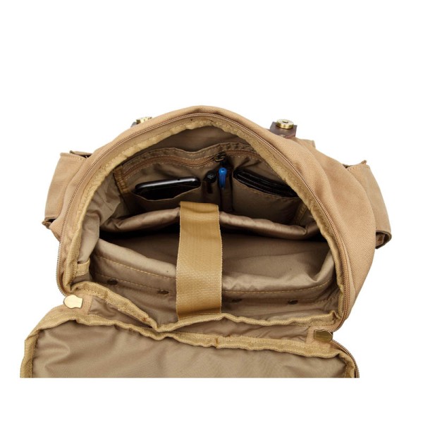 Scout Beige Canvas Casual Backpack (CBKPK20015)