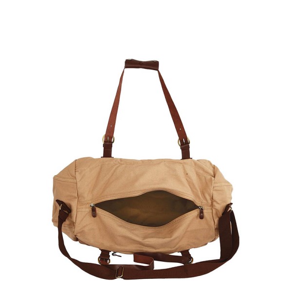 Scout Ruvida Beige Canvas Travel Duffel Bag (CDB40001)