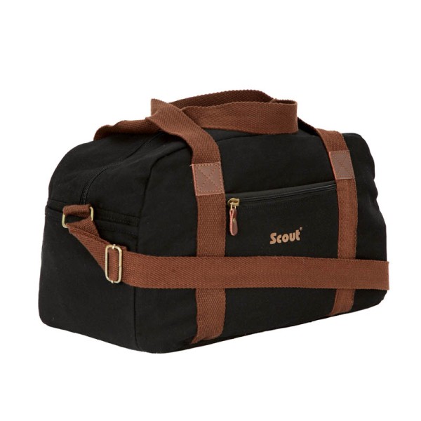 Scout Black Canvas Travel Duffel Bag (CDB40003)