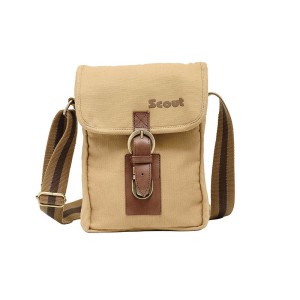 Scout Piccolo Beige Canvas Casual Sling Bag (CSLB10001)