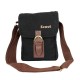 Scout Piccolo Black Canvas Casual Sling Bag (CSLB10003)