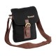 Scout Piccolo Black Canvas Casual Sling Bag (CSLB10003)
