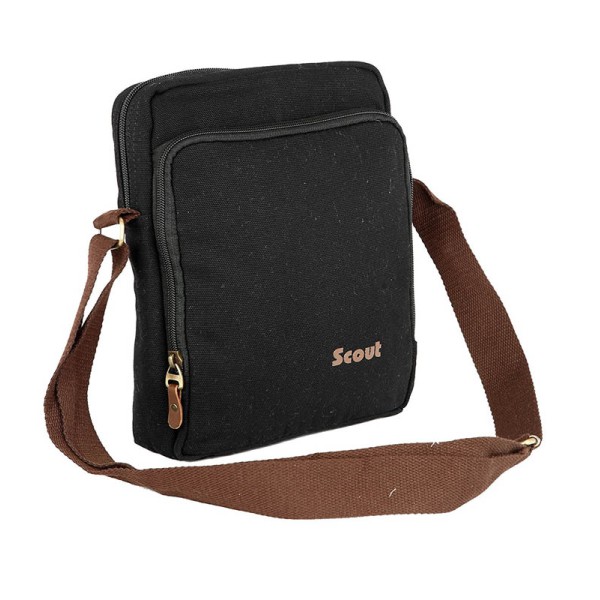 Scout Brown Canvas Casual Sling Bag (CSLB10005)