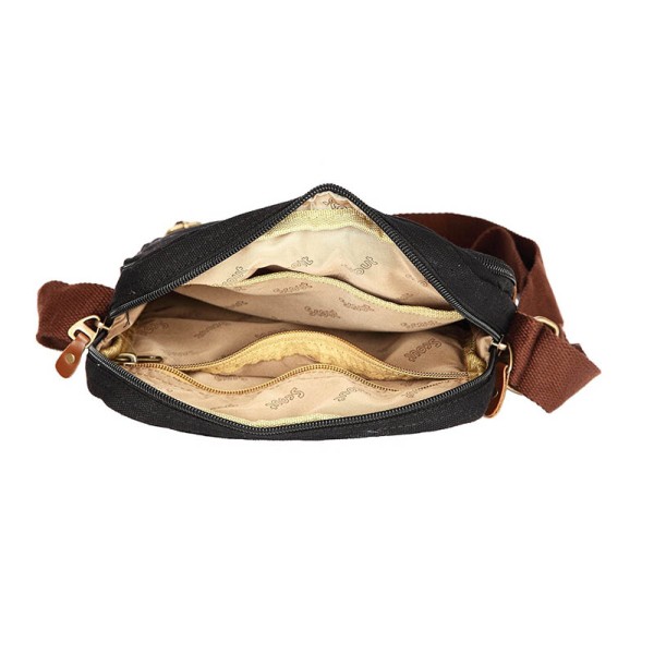 Scout Brown Canvas Casual Sling Bag (CSLB10005)