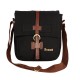 Scout Black Canvas Casual Sling Bag (CSLB10009)