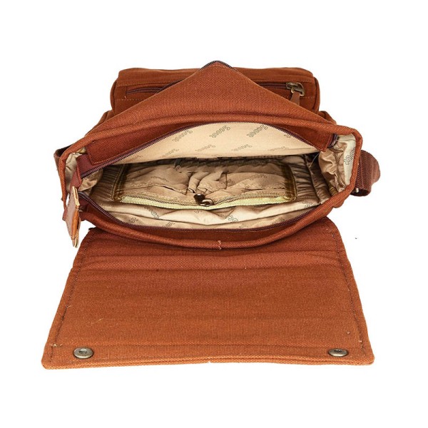 Scout Beige Canvas Casual Sling Bag (CSLB10010)