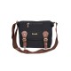 Scout Black Canvas Casual Sling Bag (CSLB10015)