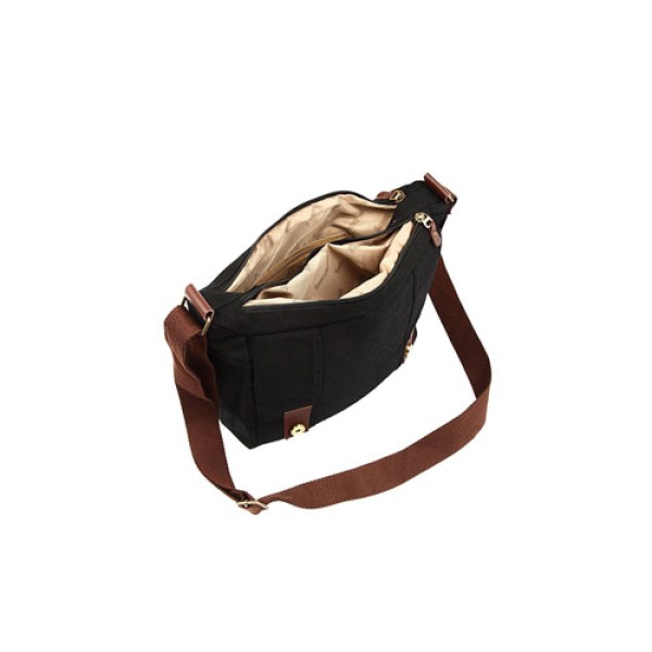 Scout Brown Canvas Casual Sling Bag (CSLB10014)