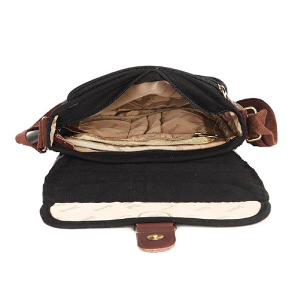 Scout Brown Canvas Casual Sling Bag (CSLB10017)