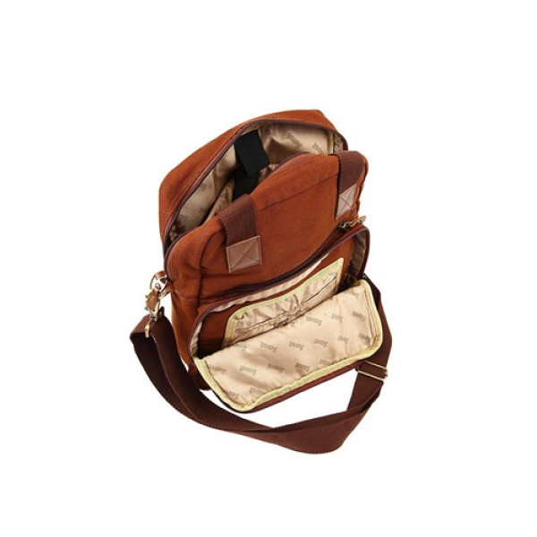 Scout Beige Canvas Casual Sling Bag (CSLB10022)