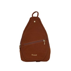 Scout Brown Canvas Casual Backpack (CBKPK20005)