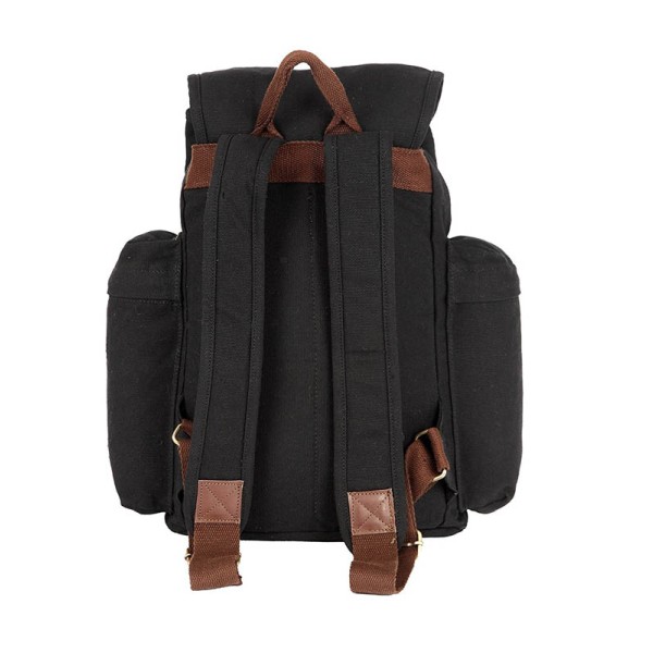 Scout Black Canvas Casual Backpack (CBKPK20009)