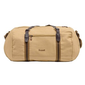 Scout Ruvida Beige Canvas Travel Duffel Bag (CDB40001)