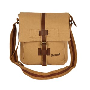 Scout Beige Canvas Casual Sling Bag (CSLB10007)