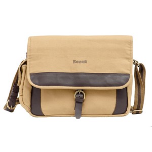 Scout Beige Canvas Casual Sling Bag (CSLB10028)