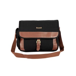 Scout Black Canvas Casual Sling Bag (CSLB10030)